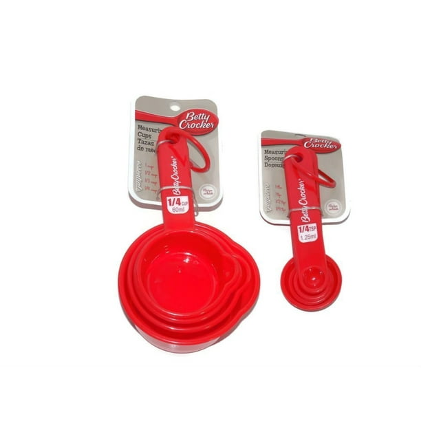1/3 Betty Crocker Measuring Cups Kitchen Home Dishwasher Safe 1/4 1/2 1 Cup